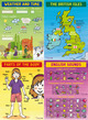 Quatre posters pour la classe d'anglais en primaire De Christophe Poiré et Pascal Laurent - Editions de l'Oxalide