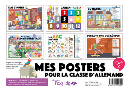 Mes posters pour la classe d'allemand - Sophie Rosenberger, Patrice Teutsch - Editions de l'Oxalide